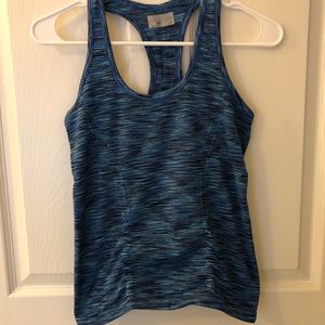 Athleta Fast Track Tank in Blue Space Dye